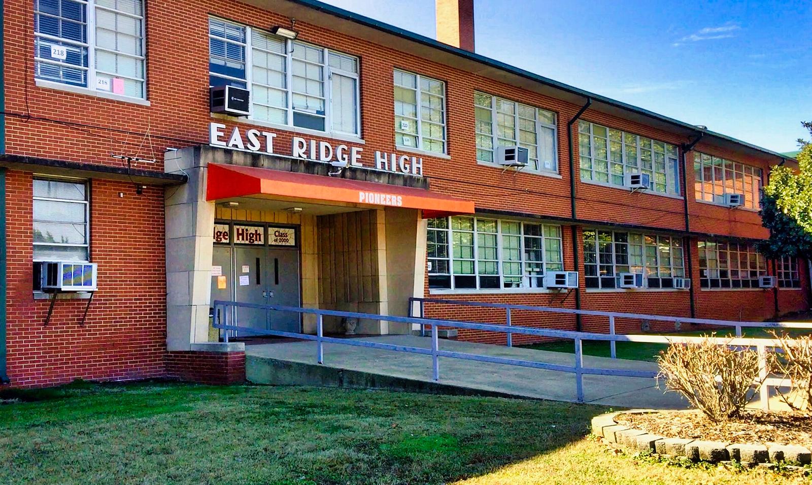 East Ridge High School near Chattanooga, Tennessee, pictured Jan. 25, 2015
